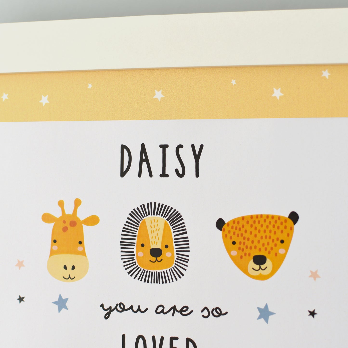 Personalised So Loved Nursery A4 Framed Print