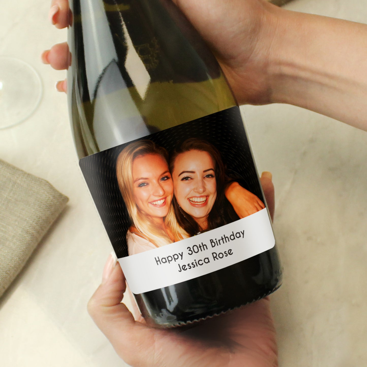 Personalised Photo Upload Bottle of Prosecco