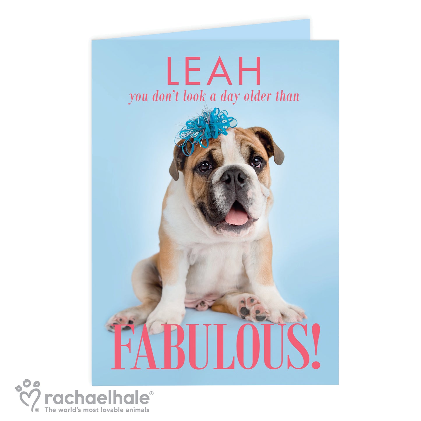 Personalised Rachael Hale Fabulous Birthday Card