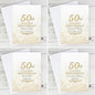 Personalised 50th Golden Anniversary Card