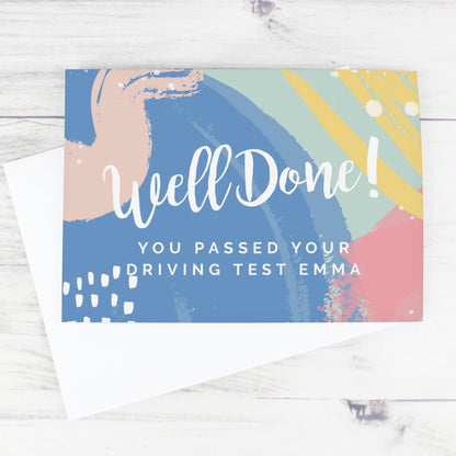 Personalised Well Done! Card