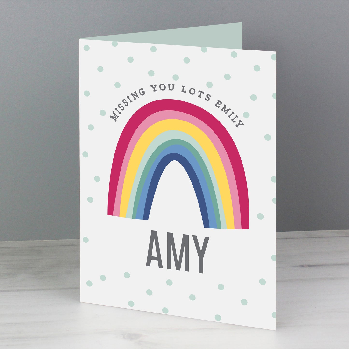 Personalised Rainbow Card