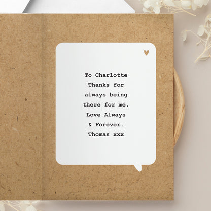 Personalised Rustic Polaroid Photo Upload Card