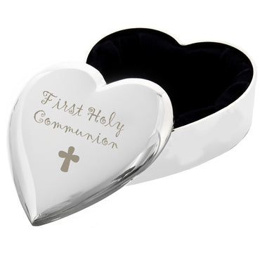 1st Holy Communion Heart Trinket Box