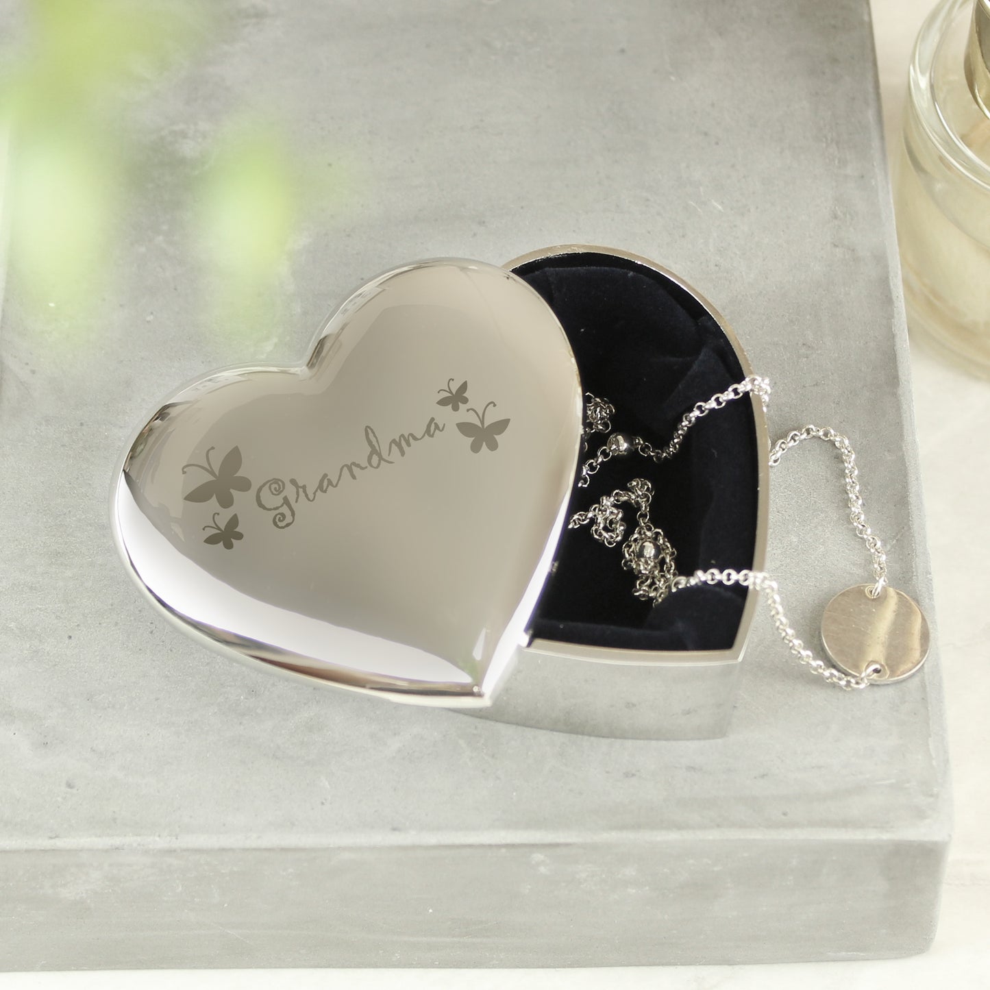 Grandma Heart Trinket Box