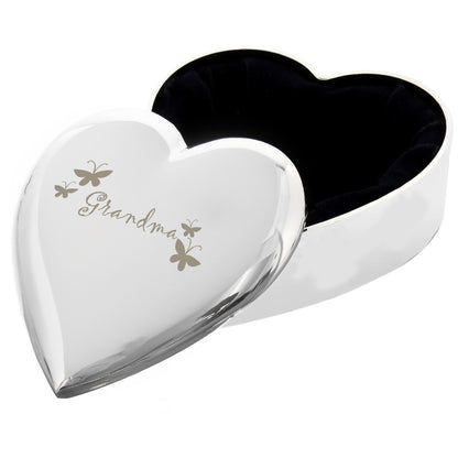 Grandma Heart Trinket Box