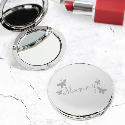 Mummy Round Compact Mirror