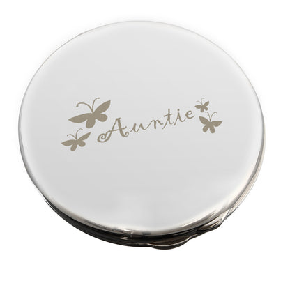 Auntie Round Compact Mirror