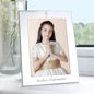 Silver 5x7 Confirmation Photo Frame