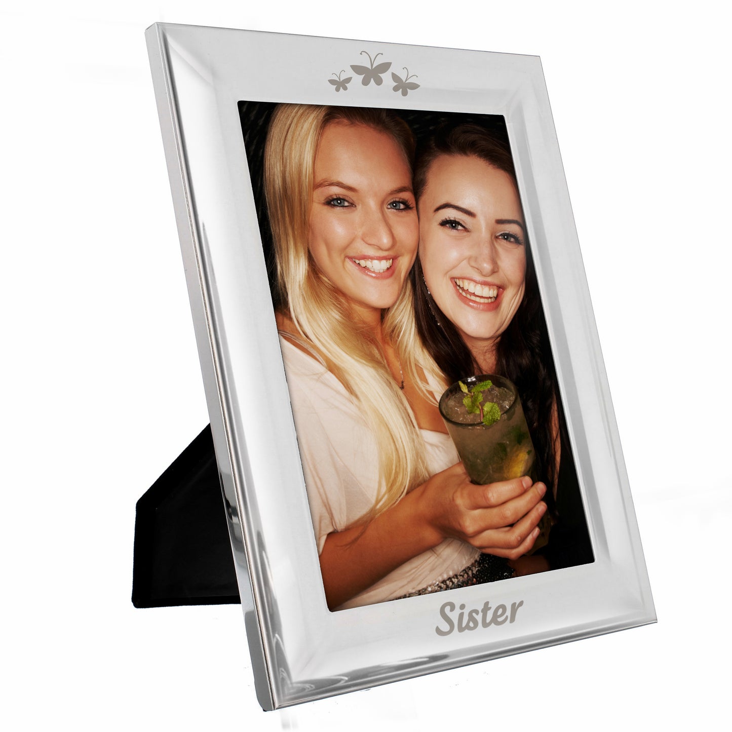 Silver 5x7 Sister Photo Frame