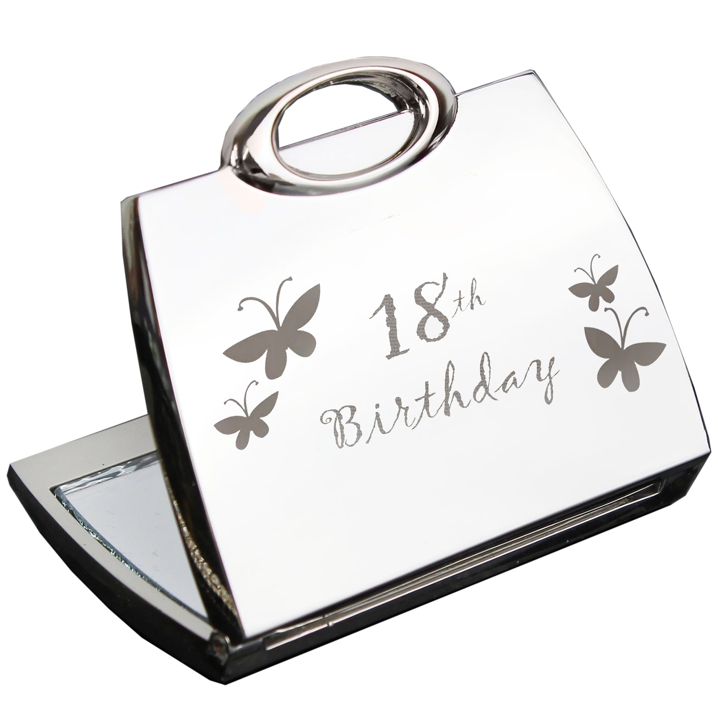 18th Butterfly Handbag Compact Mirror