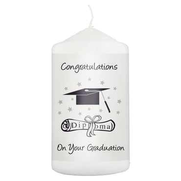 Graduation Pillar Candle