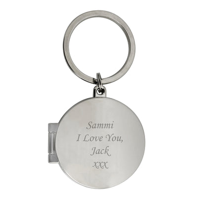 Personalised Round Photo Keyring