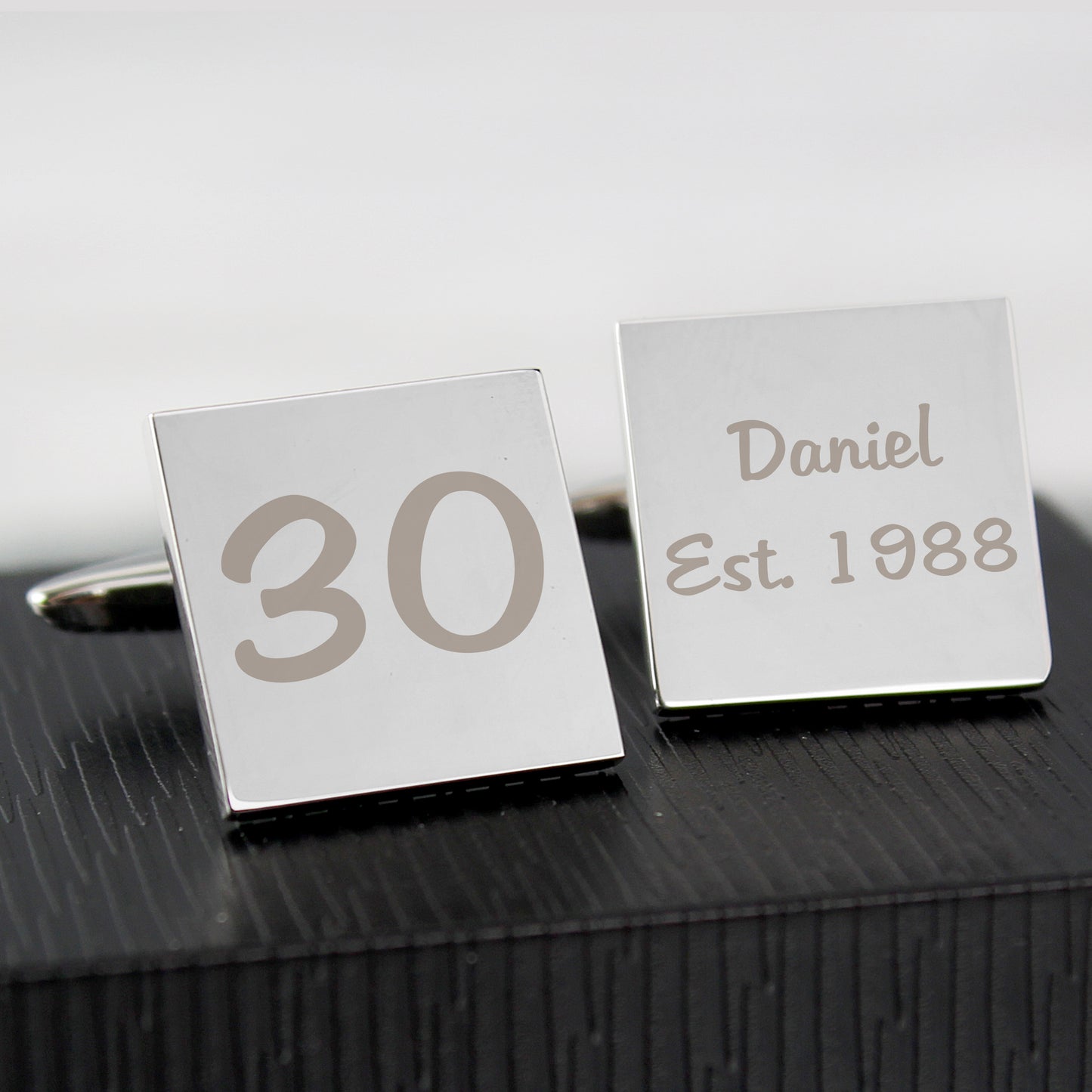 Personalised Birthday Big Age Cufflinks