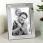 Personalised Silver 5x7 Daddy & Me Photo Frame