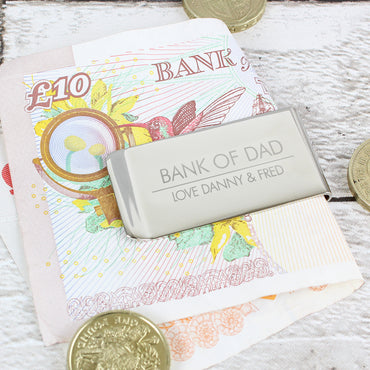 Personalised Classic Money Clip