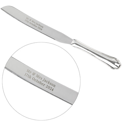 Personalised Modern Cake Knife