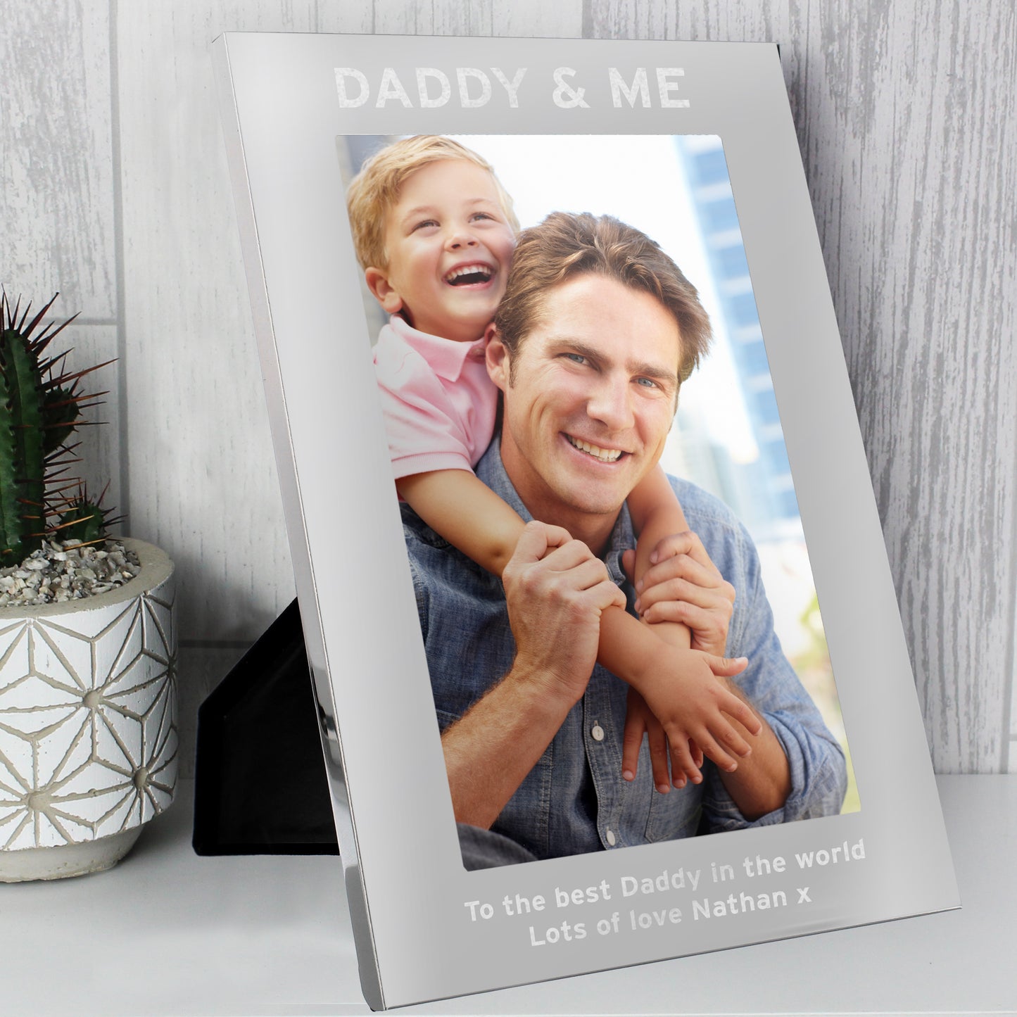 Personalised & Me 5x7 Silver Photo Frame