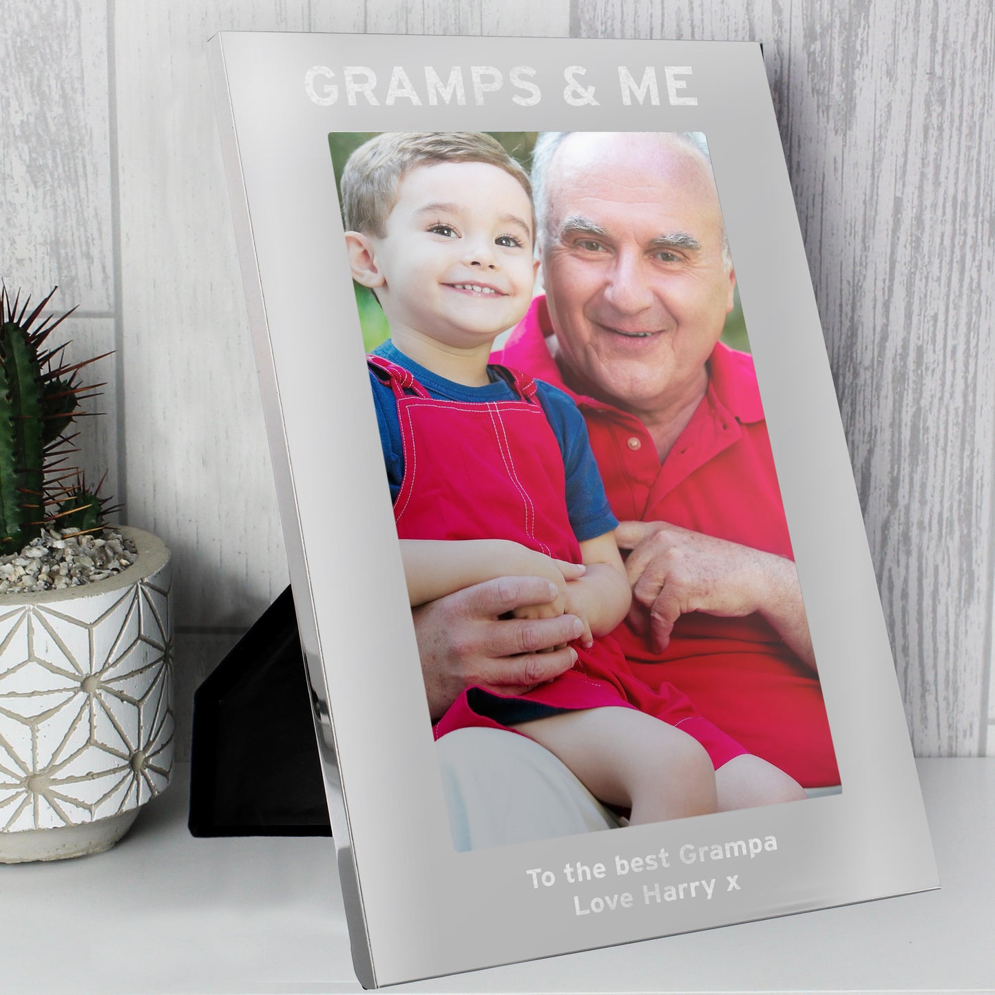 Personalised & Me 5x7 Silver Photo Frame