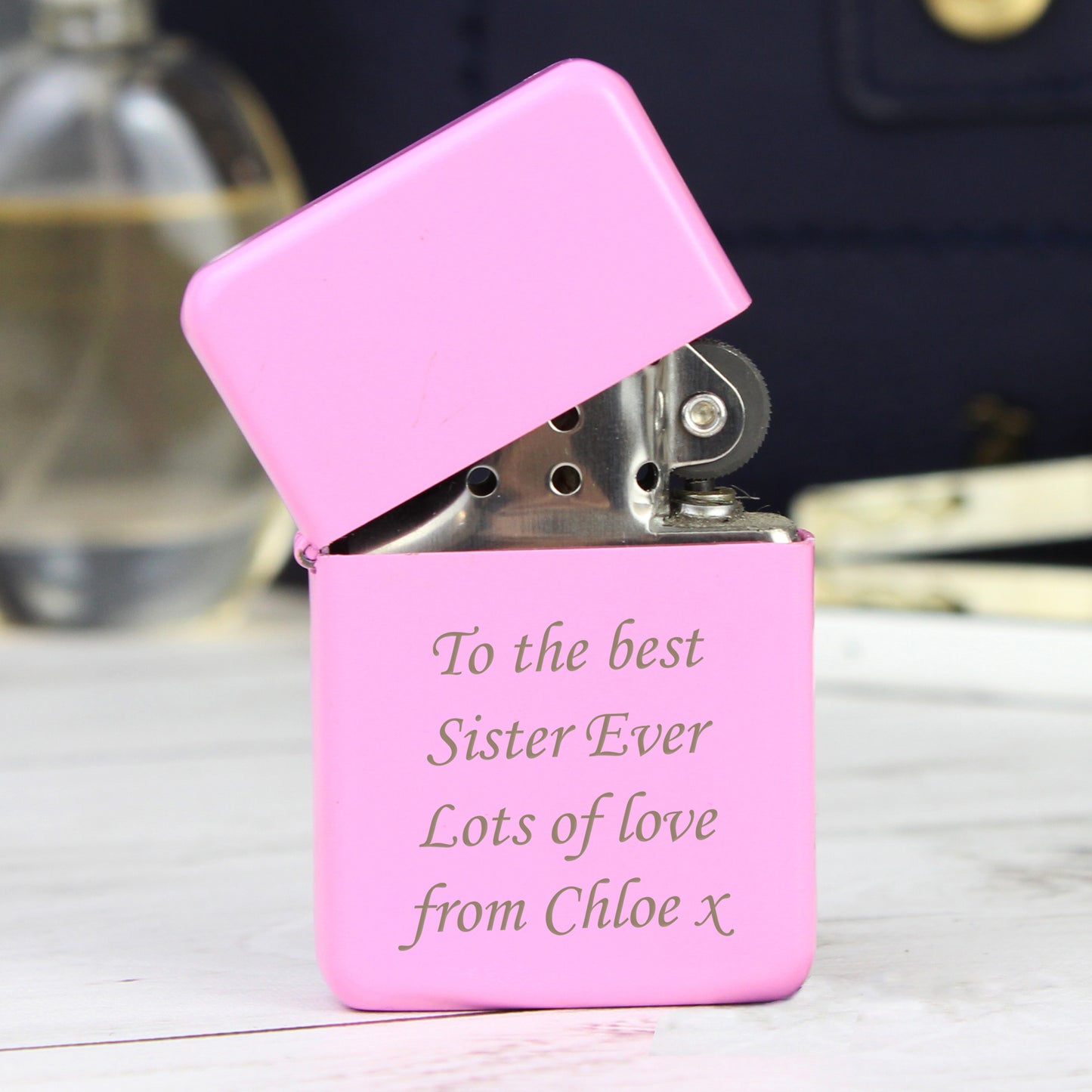 Personalised Pink Lighter