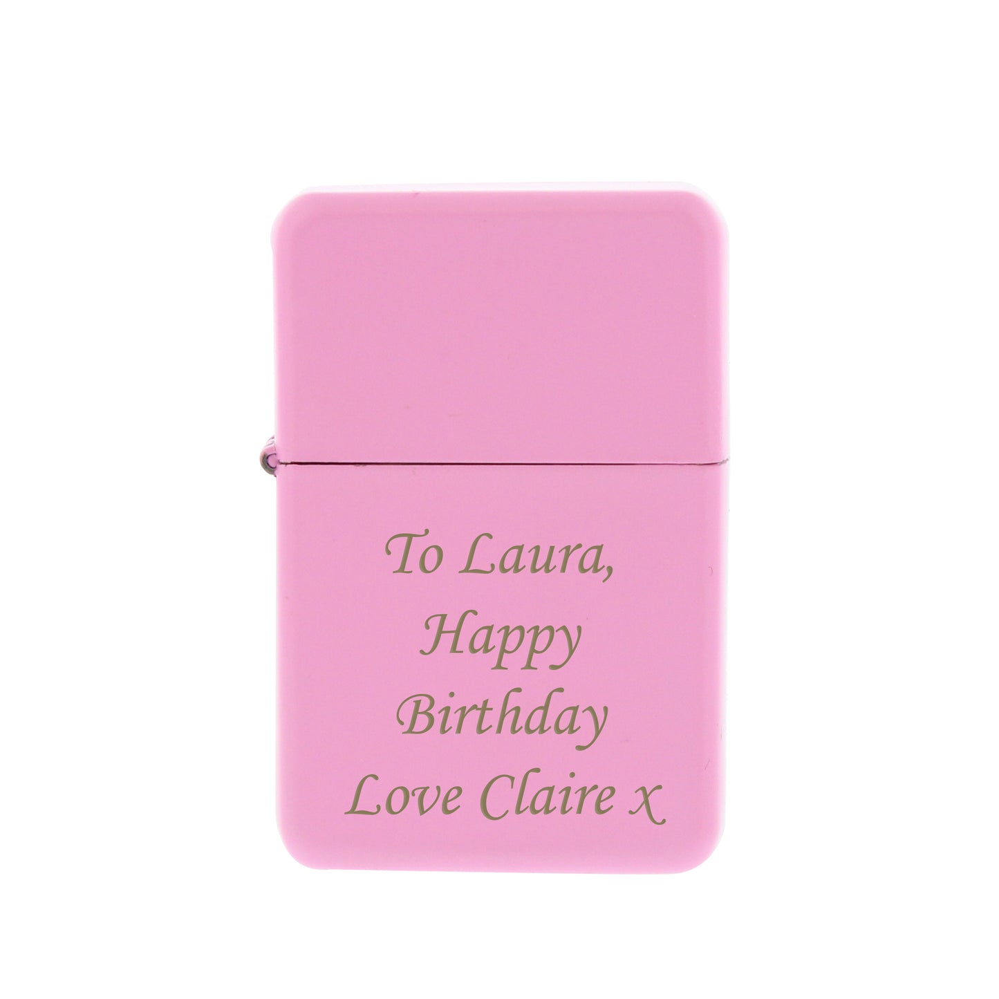 Personalised Pink Lighter