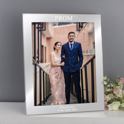 Personalised Prom Night 10x8 Silver Photo Frame