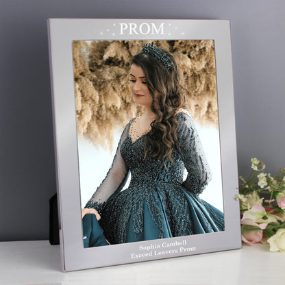 Personalised Prom Night 10x8 Silver Photo Frame