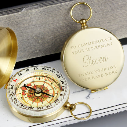 Personalised Classic Keepsake Compass