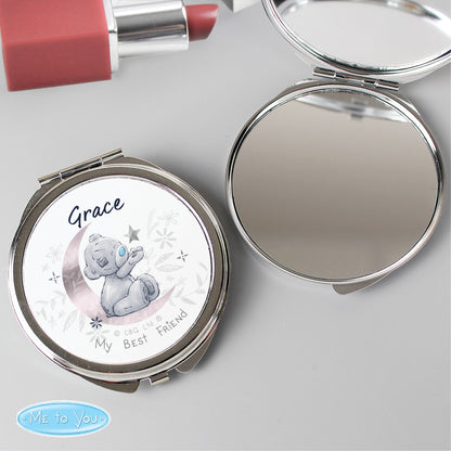 Personalised Moon & Stars Me To You Compact Mirror