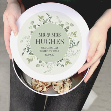 Personalised Botanical Cake Tin