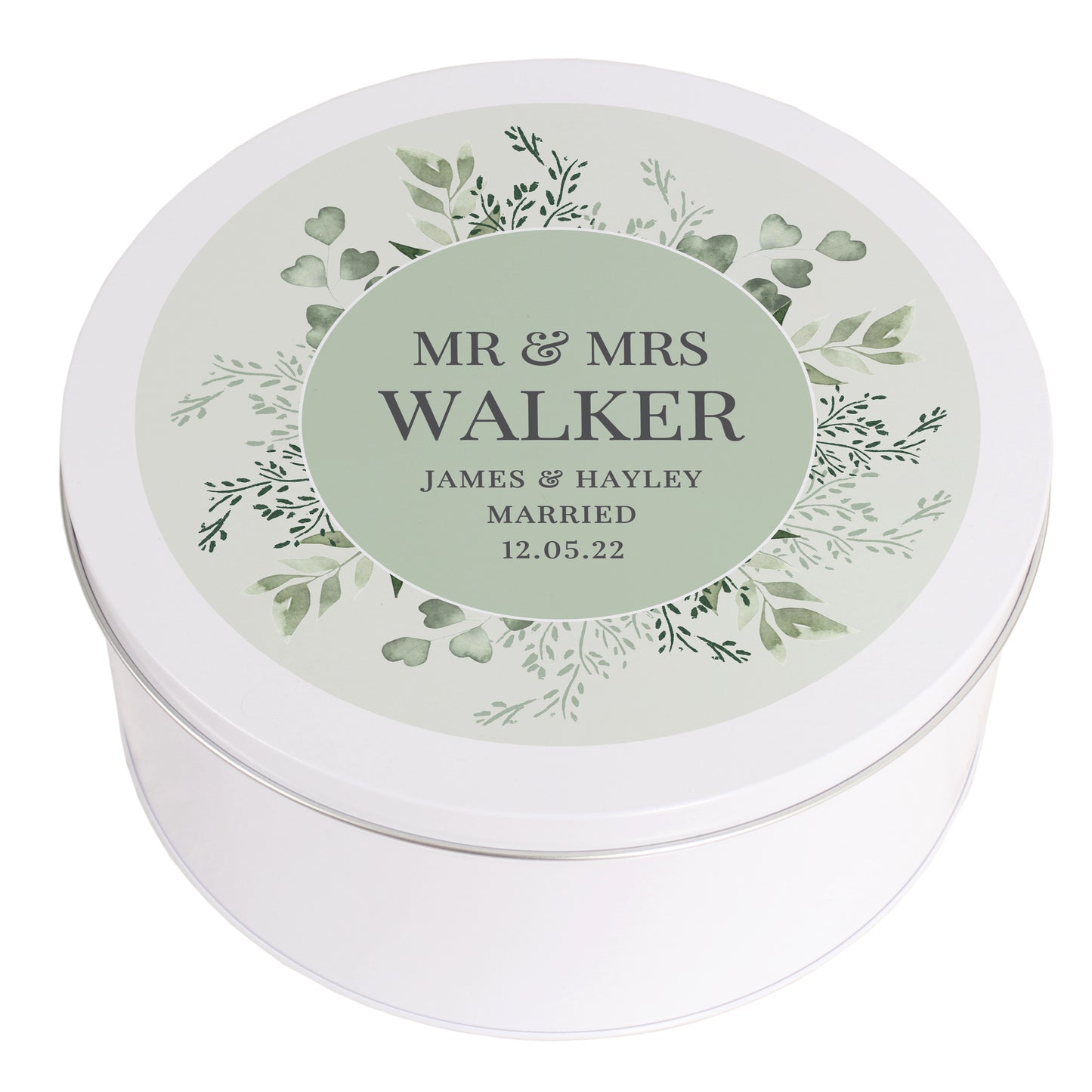 Personalised Botanical Cake Tin