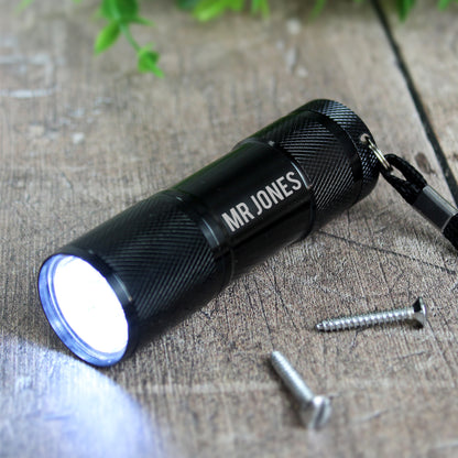 Personalised Name Only Mini Torch