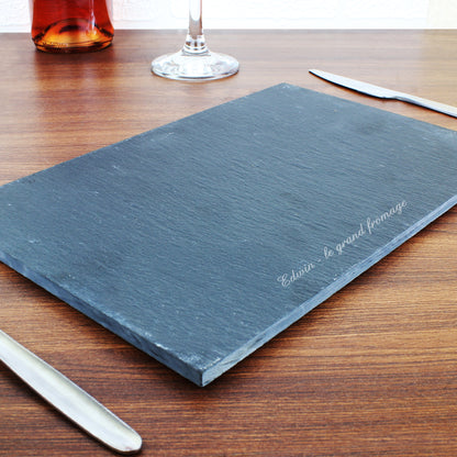 Personalised Engraved Slate Placemat