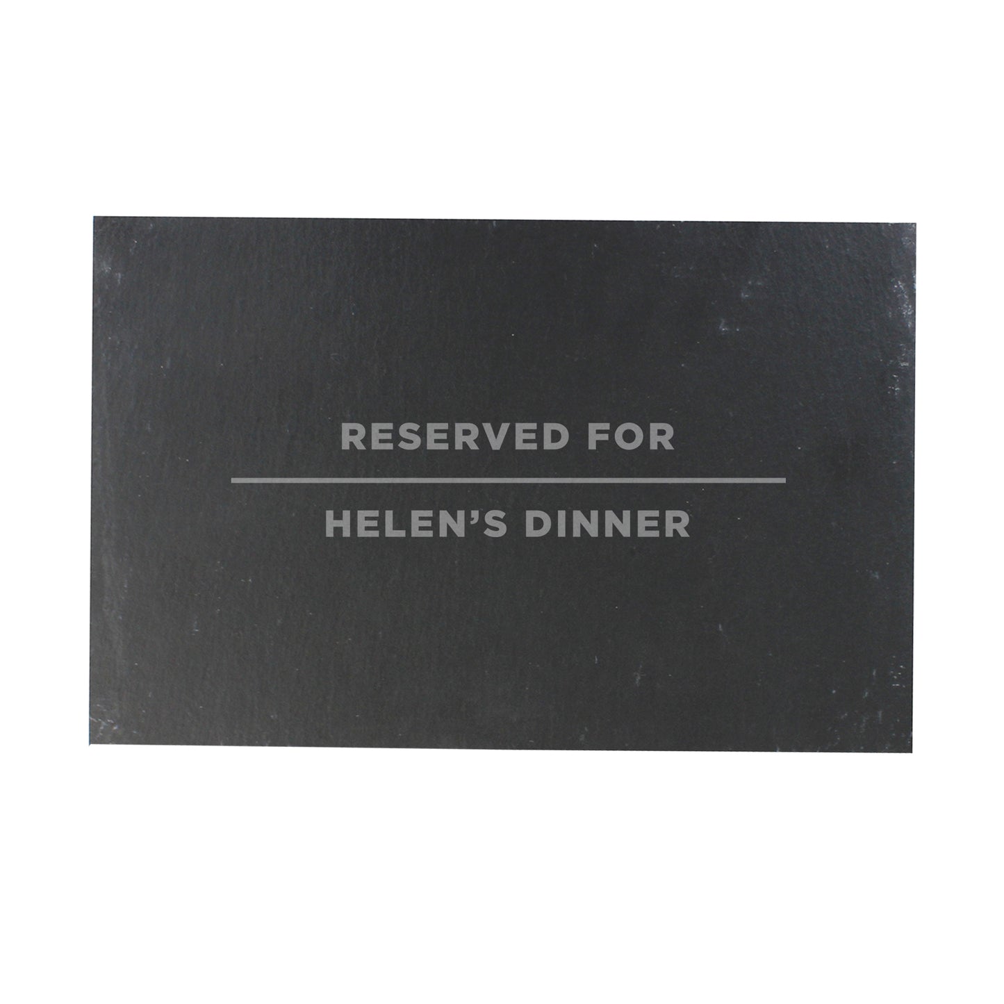 Personalised Classic Slate Rectangle Placemat