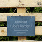 Personalised Large Hanging Slate Sign