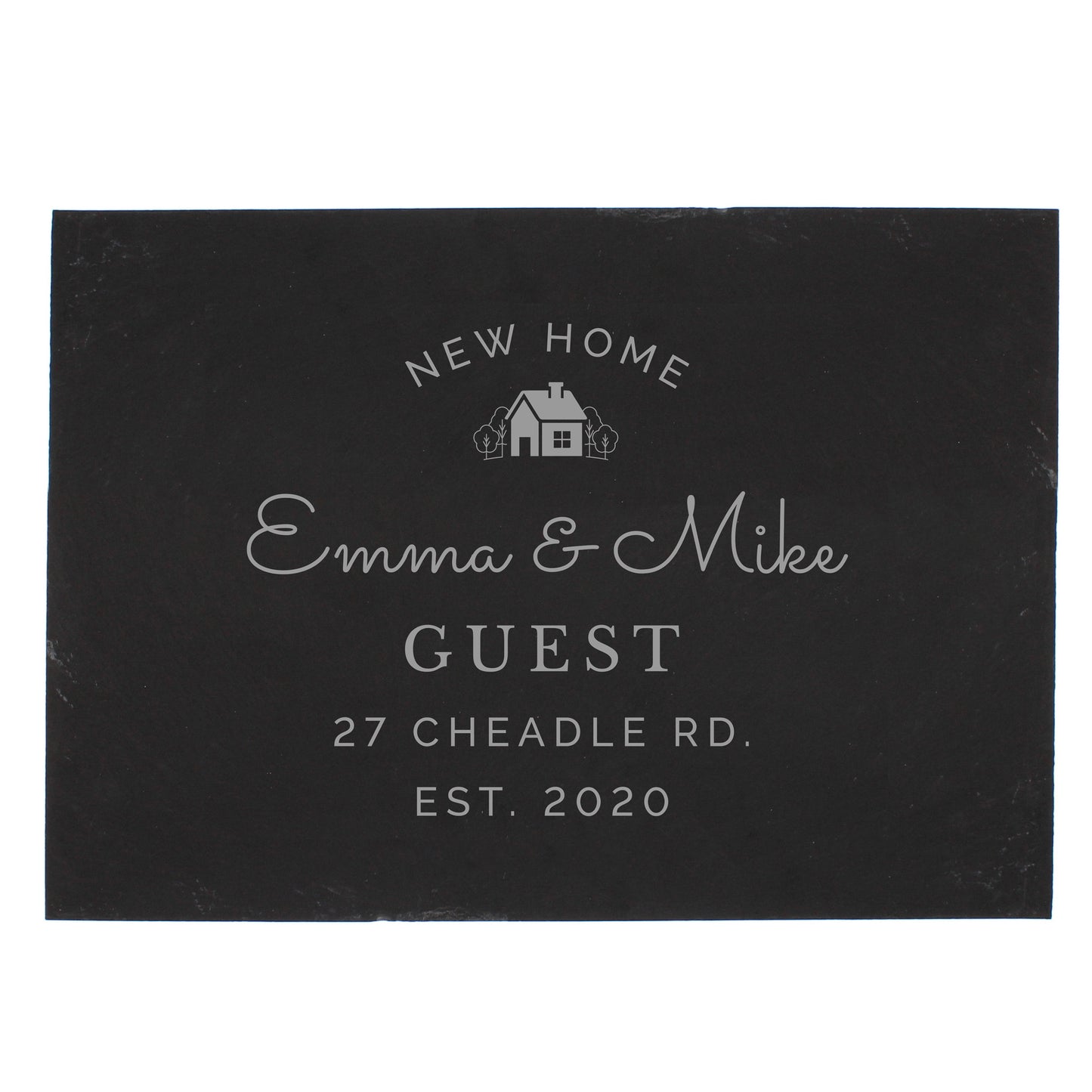 Personalised New Home Slate