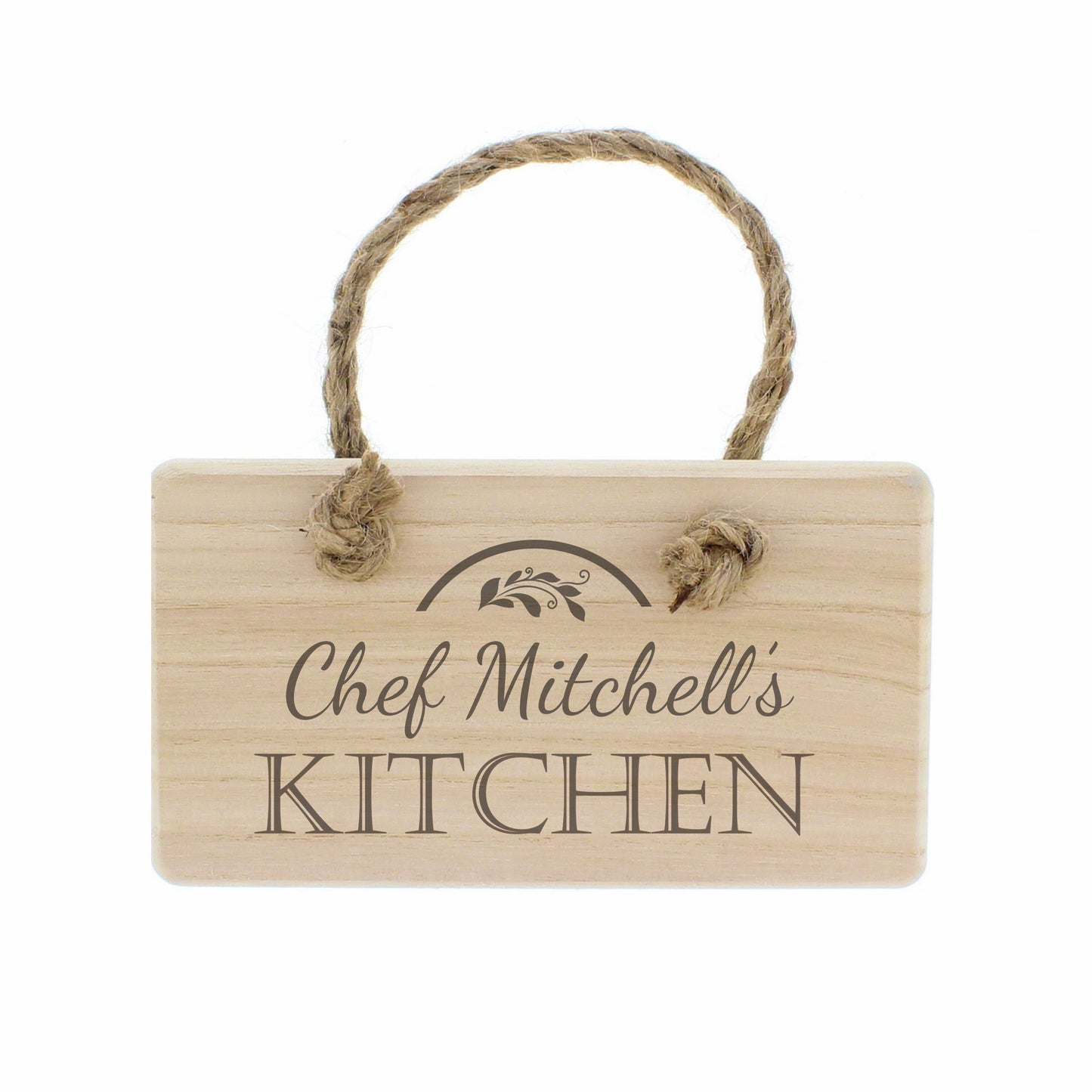 Personalised Kitchen Wooden Sign