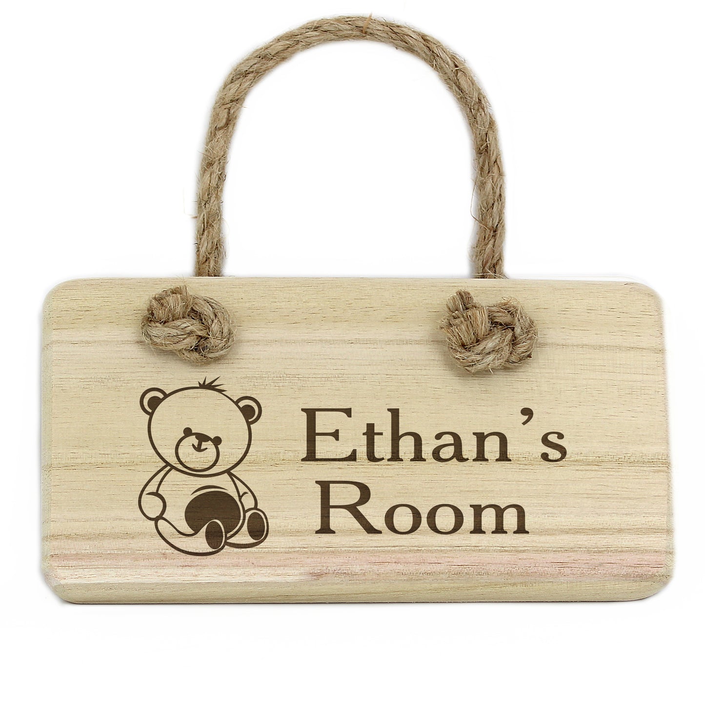 Personalised Teddy Wooden Sign