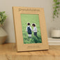 Personalised 'Grandchildren are a Blessing' 5x7 Oak Finish Photo Frame