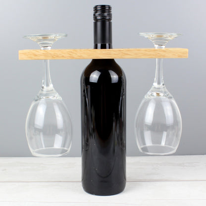 Personalised 'Year' Wine Glass & Bottle Holder