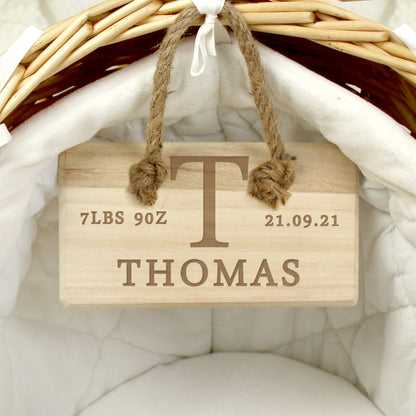 Personalised Initial Wooden Sign