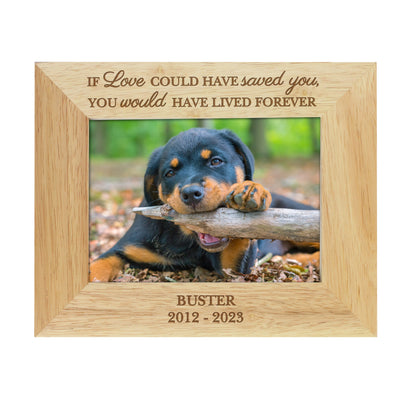 Personalised Pet Memorial 6x4 Photo Frame