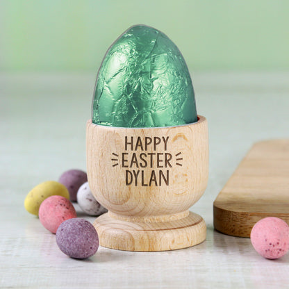 Personalised Wooden Egg Cup