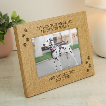 Personalised Pet 6x4 Photo Frame