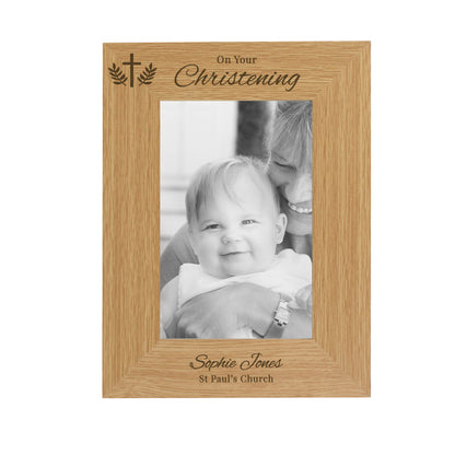 Personalised Christening 6x4 Photo Frame