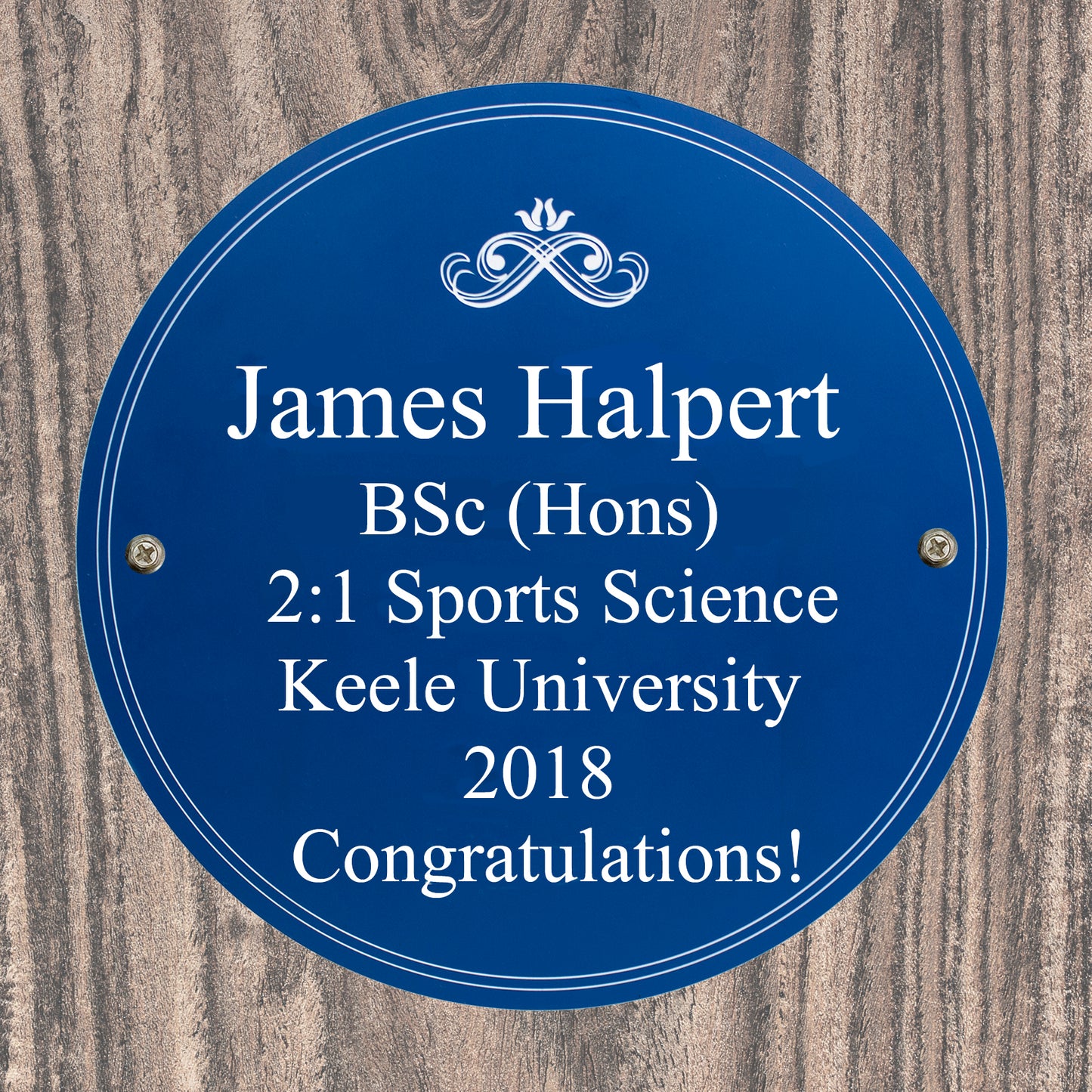 Personalised Heritage Plaque