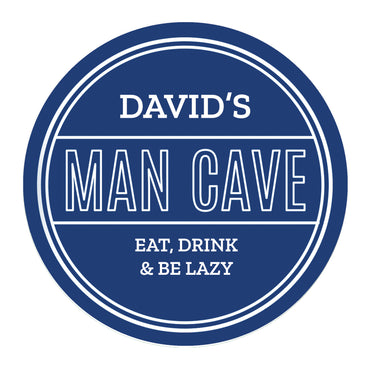 Personalised Man Cave Heritage Plaque