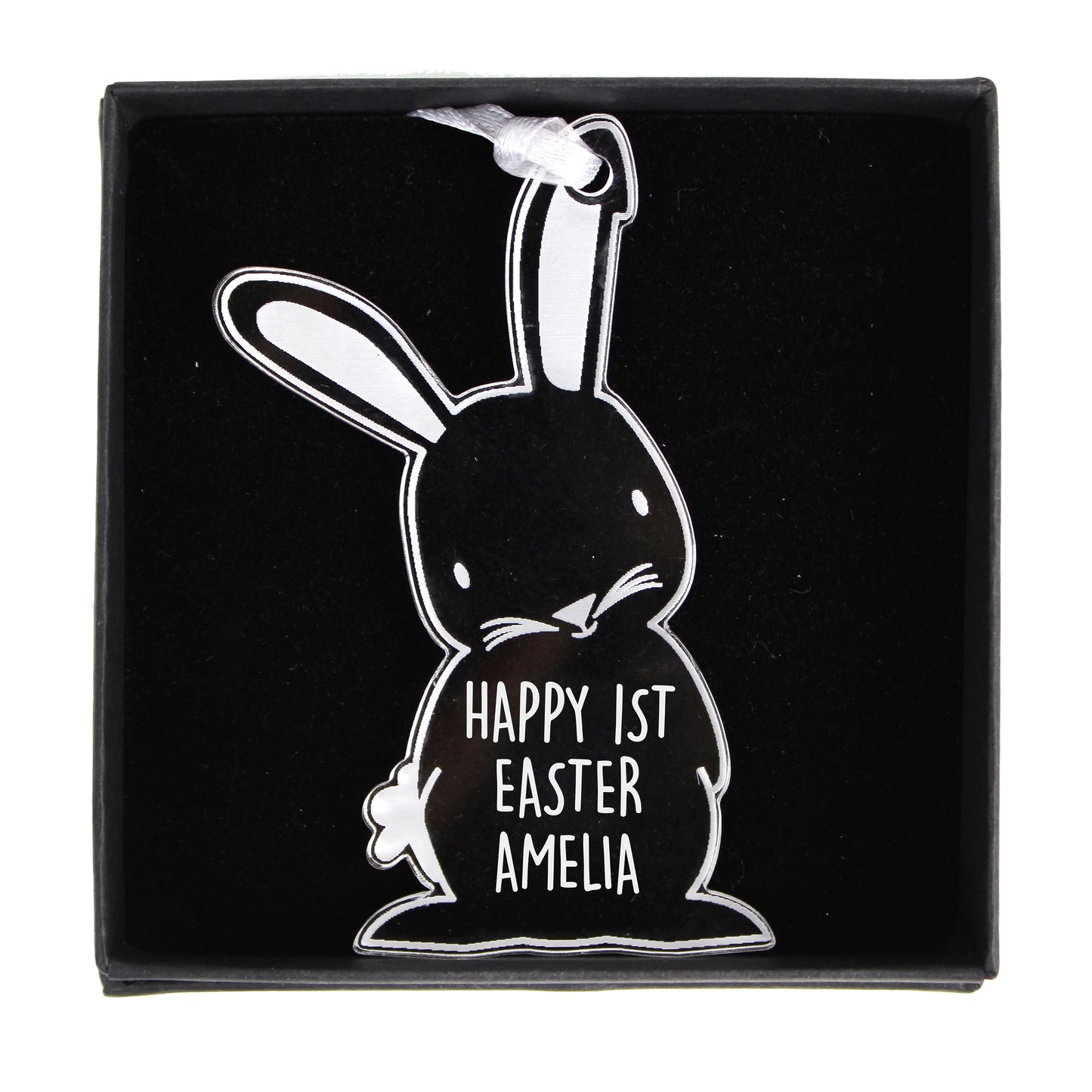 Personalised Acrylic Easter Bunny Decoration