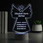 Personalised Free Text Angel Memorial Colour Changing LED Light