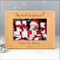 Personalised Oak Finish 6x4 My First Christmas Photo Frame